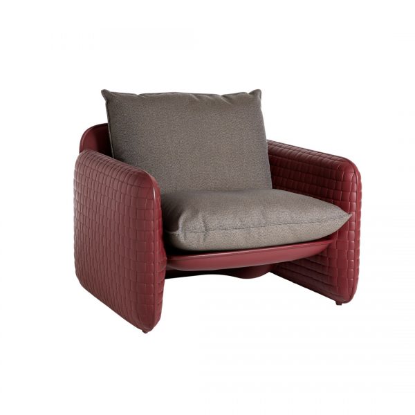 Slide – Mara,Armchair-mahogany-leather-london-brown